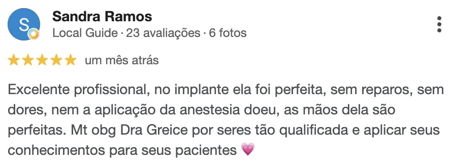 Avaliação de Sandra Ramos